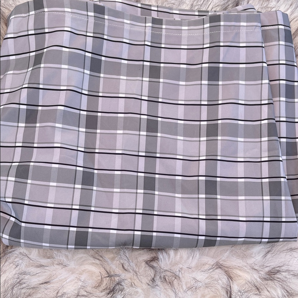 Nike Gray Plaid Standard Fit Pants - Picture 2 of 5
